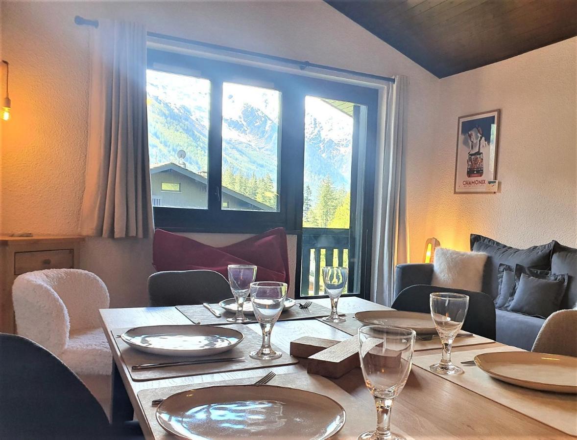Chamonix Superbe Appartement Vue Mont Blanc Eksteriør billede